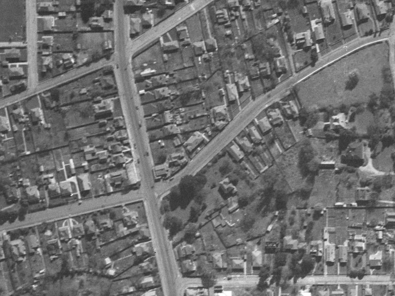 14 Swanns Road from the air, 1940-1944