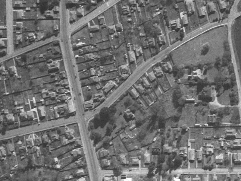 18 Swanns Road from the air, 1940-1944