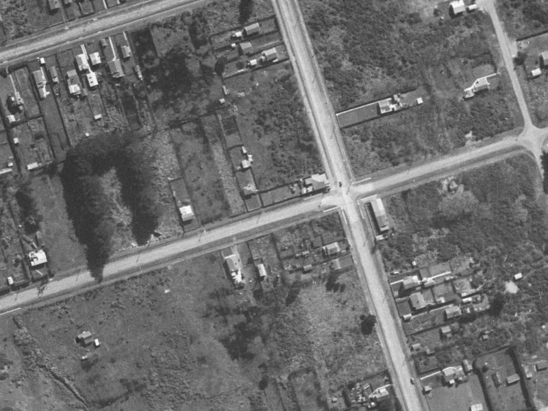 60 Bridge Street from the air, 1940-1944