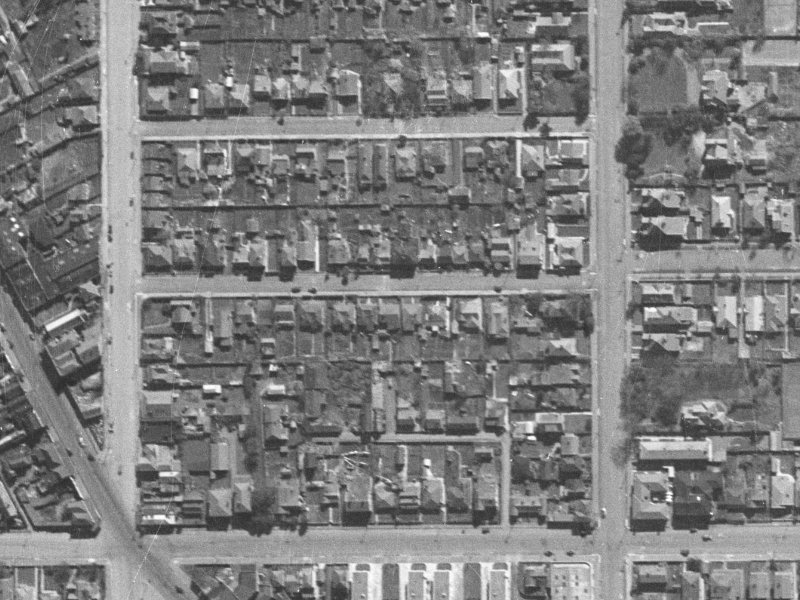 24 Conference Street from the air, 1940-1944