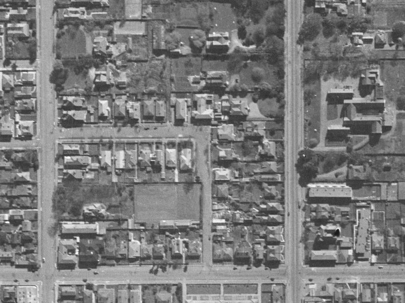 22 Gracefield Avenue from the air, 1940-1944