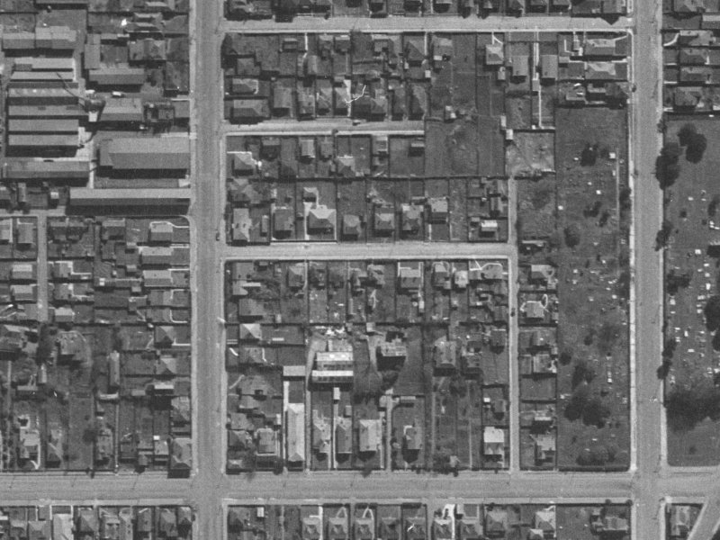 47 ELY STREET from the air, 1940-1944