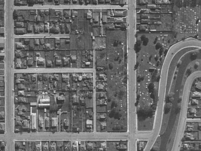 20 Ely Street from the air, 1940-1944