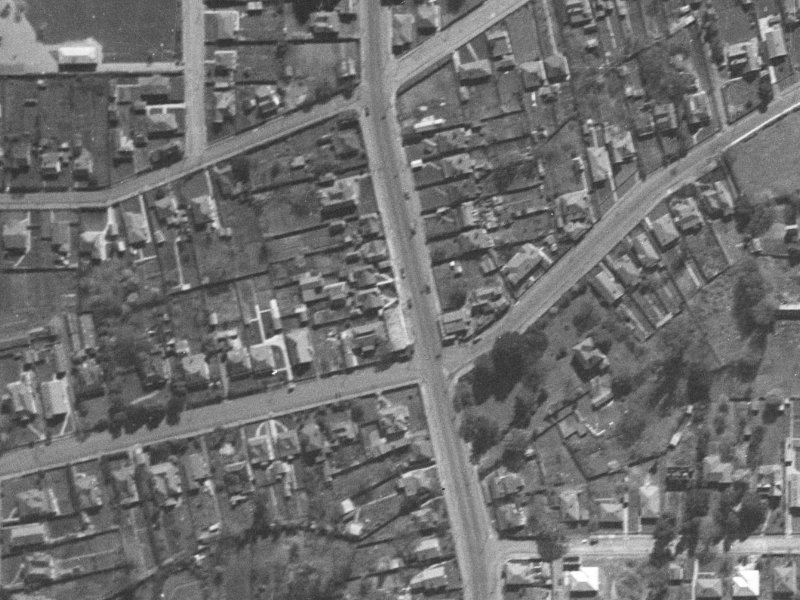 231 Stanmore Road from the air, 1940-1944