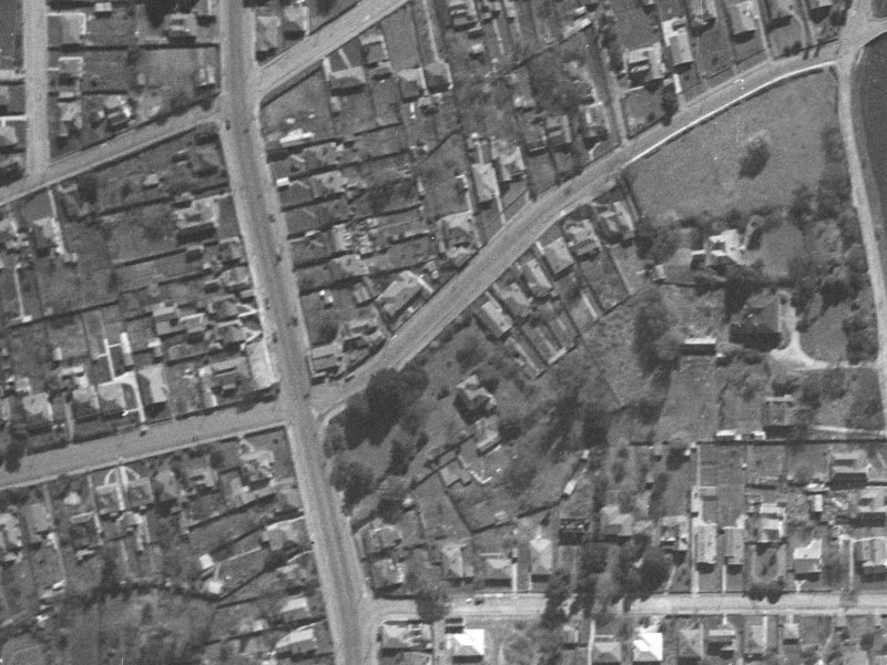 3 Sorensens Place from the air, 1940-1944