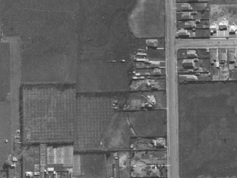 46 Rowcliffe Crescent from the air, 1940-1944
