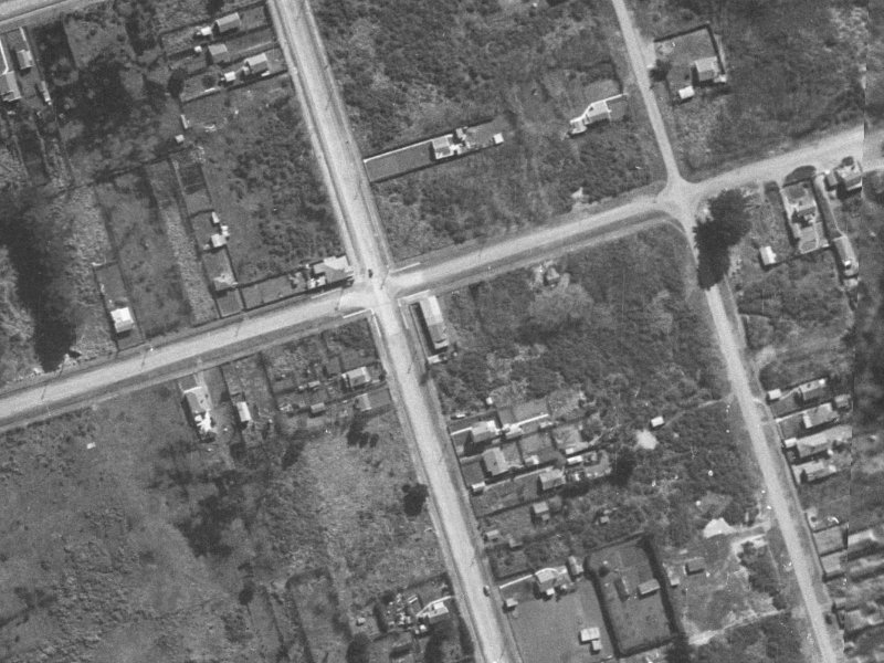 51 Bridge Street from the air, 1940-1944