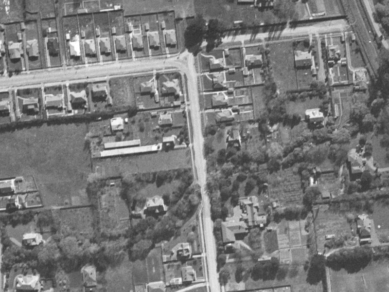 79A Harakeke Street from the air, 1940-1944