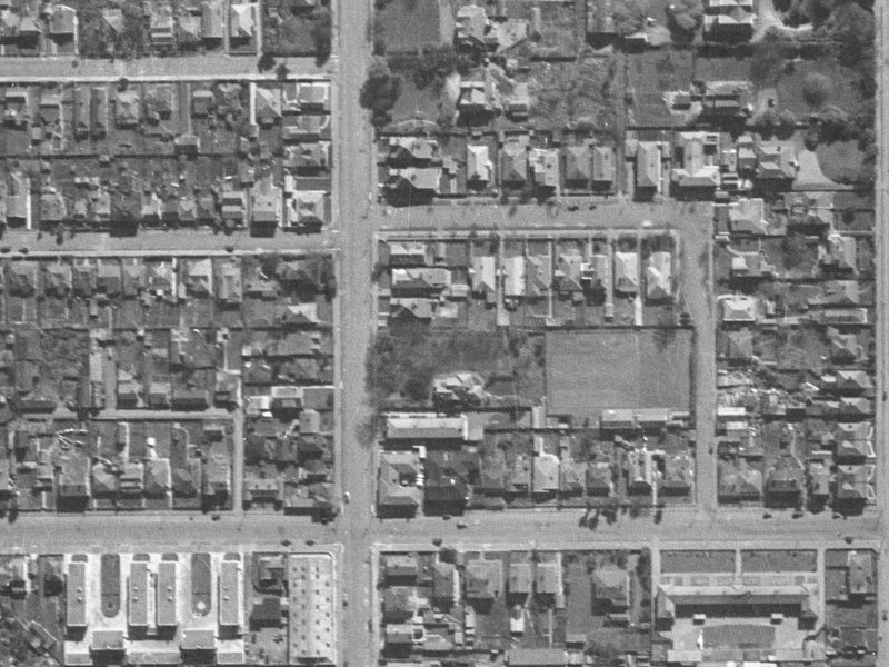 368A Durham Street North from the air, 1940-1944