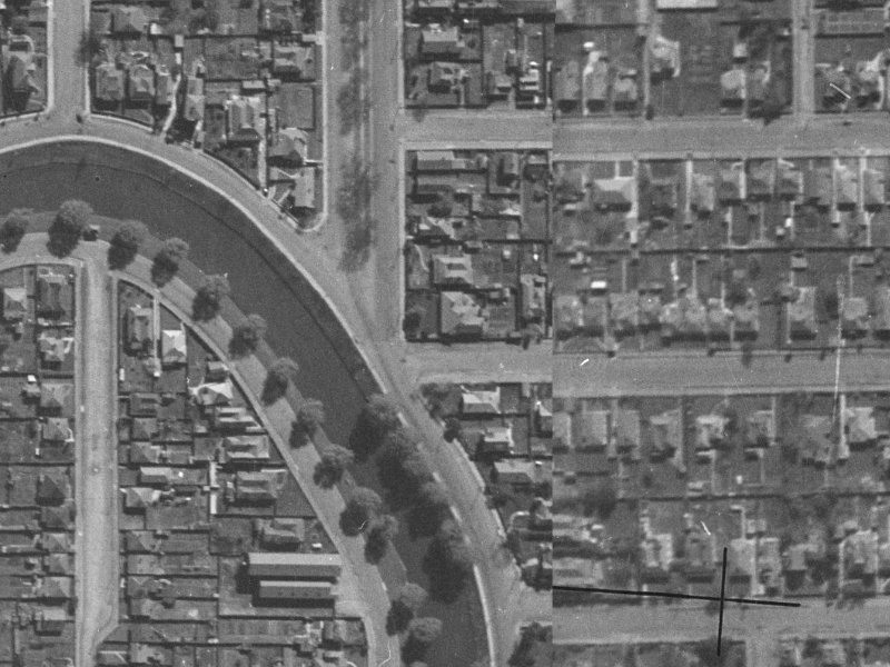 1 Heywood Terrace from the air, 1940-1944
