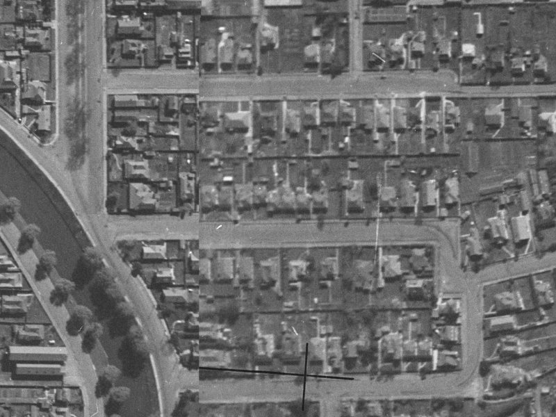 21 Heywood Terrace from the air, 1940-1944