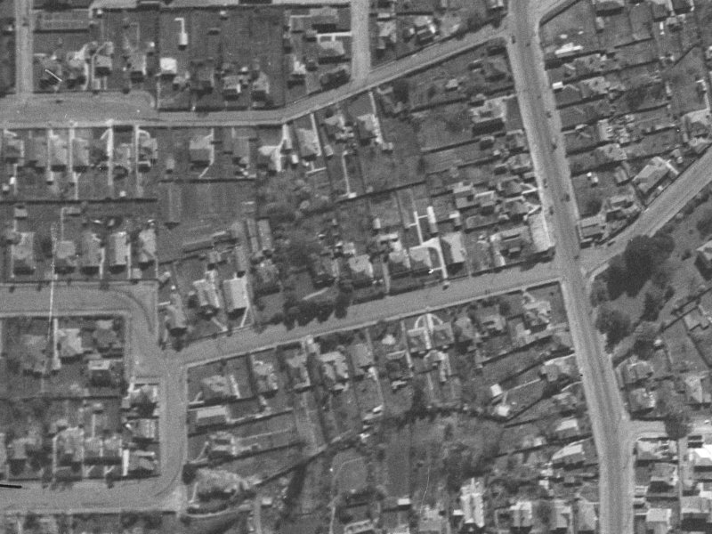 23 Draper Street from the air, 1940-1944