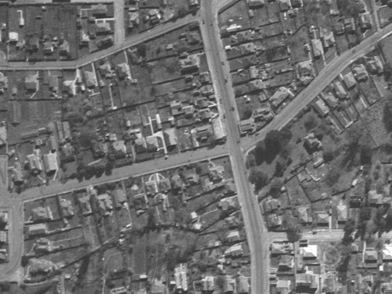 38 Draper Street from the air, 1940-1944