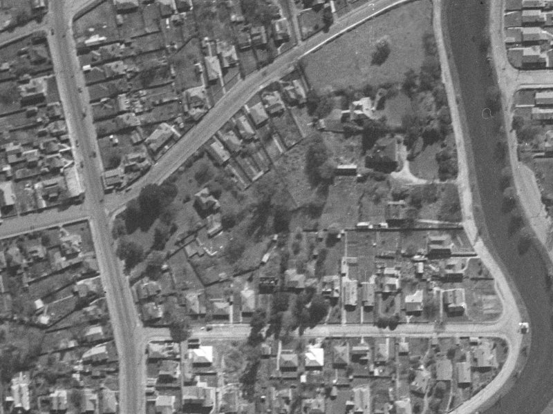 15 Sorensens Place from the air, 1940-1944