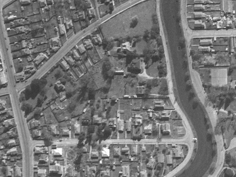 175 River Road from the air, 1940-1944