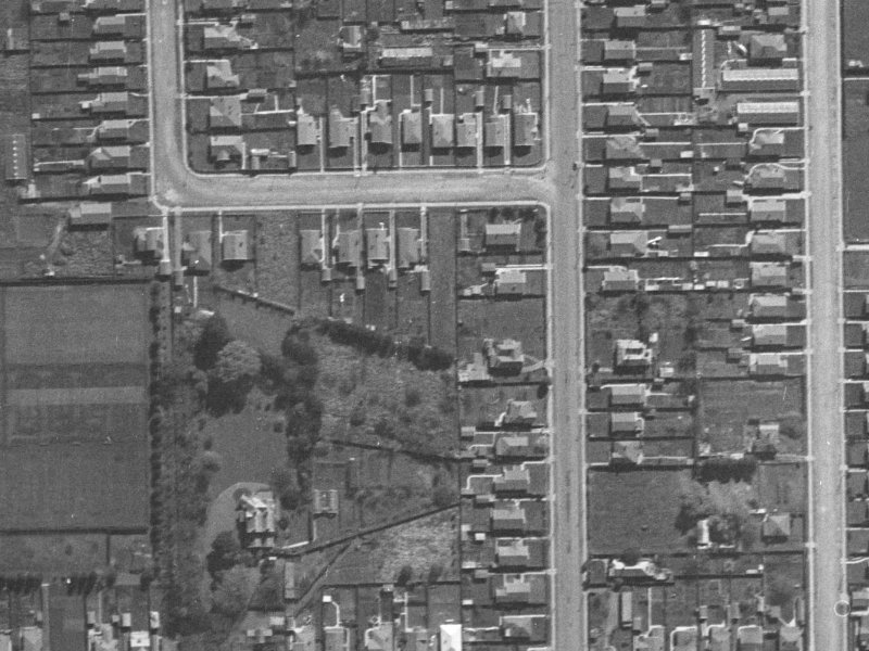 741 Gloucester Street from the air, 1940-1944