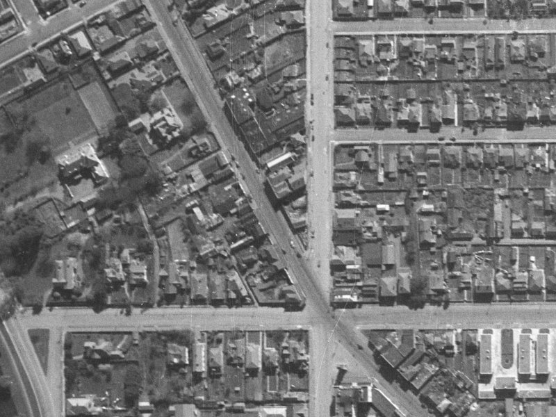 90 Victoria Street from the air, 1940-1944