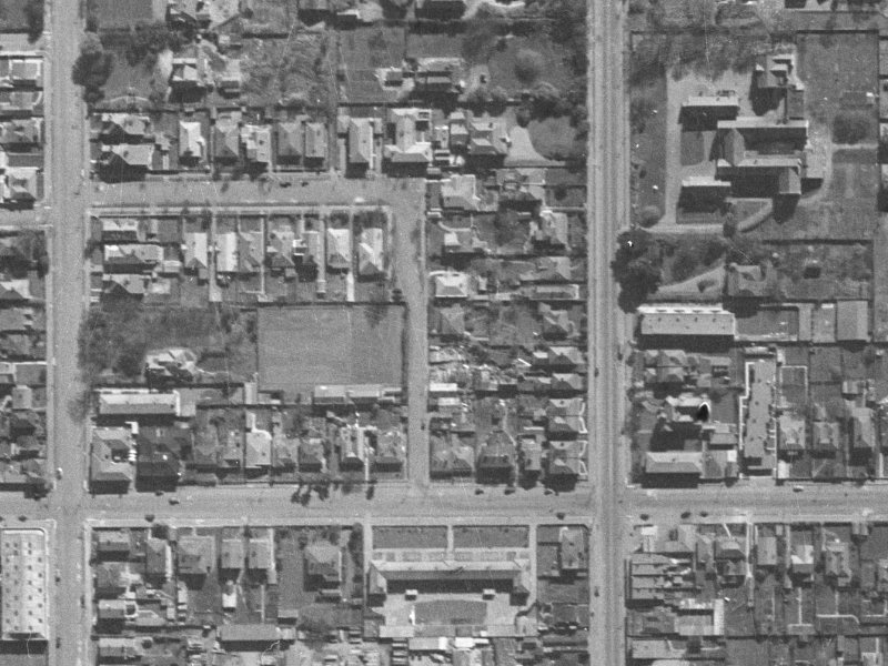 16 Gracefield Avenue from the air, 1940-1944