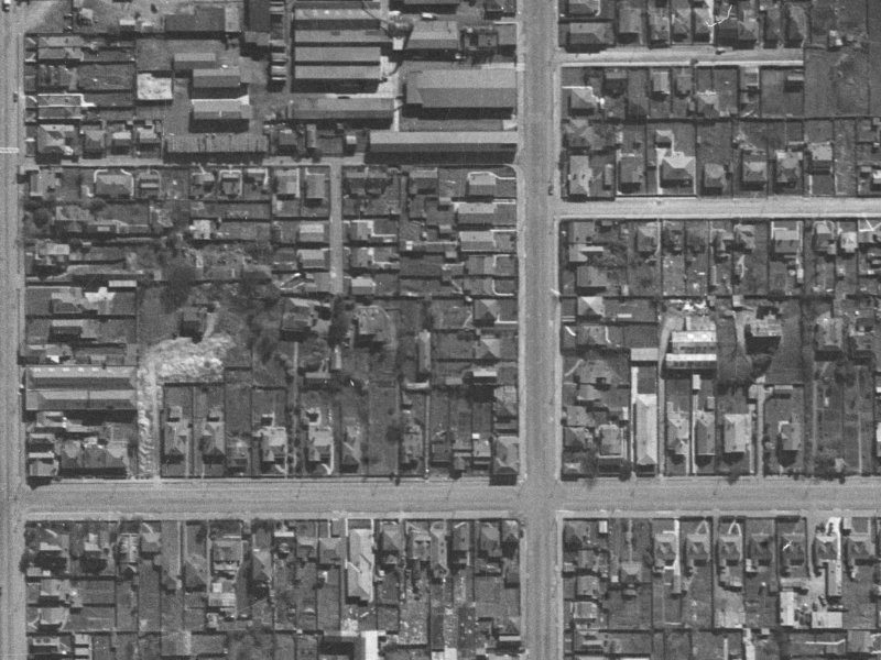 5/357 Madras Street from the air, 1940-1944