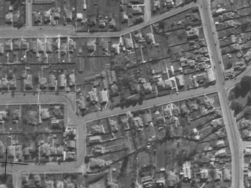 15 Draper Street from the air, 1940-1944