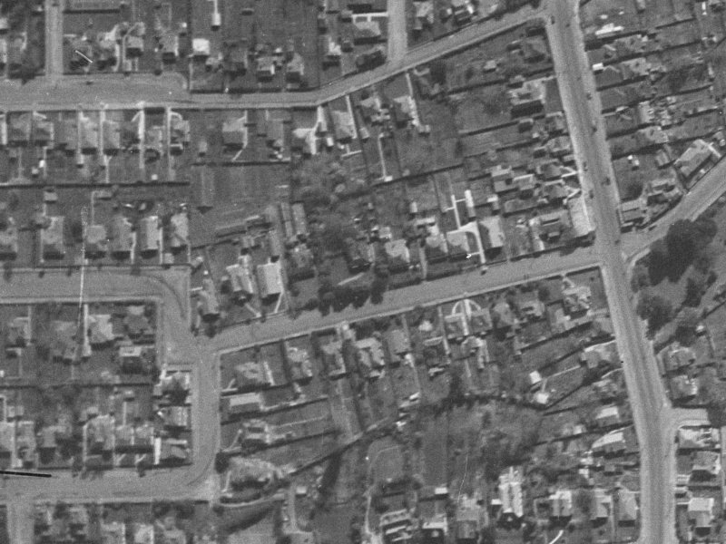 17 Draper Street from the air, 1940-1944