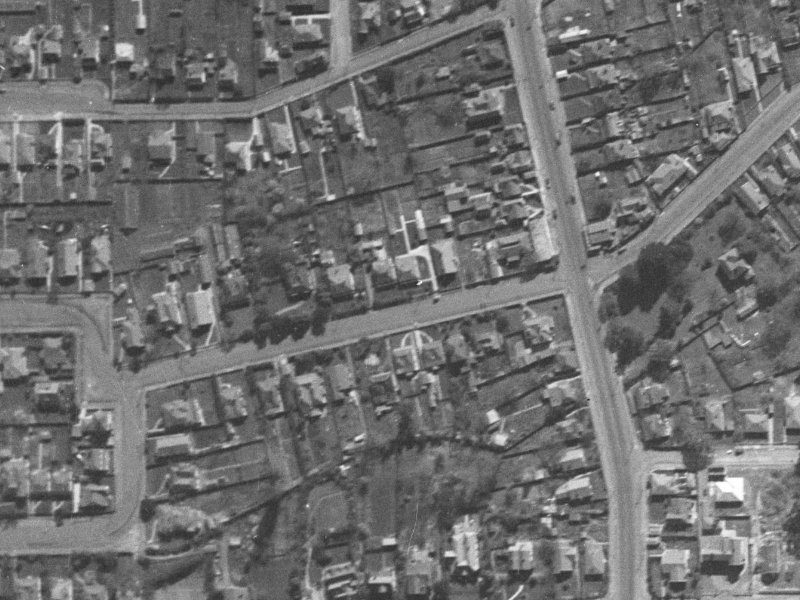 28 Draper Street from the air, 1940-1944
