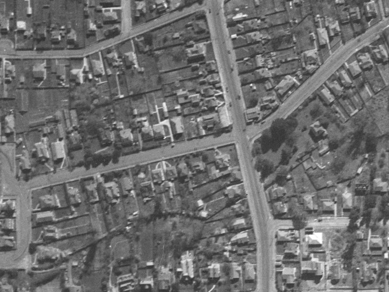 36 Draper Street from the air, 1940-1944
