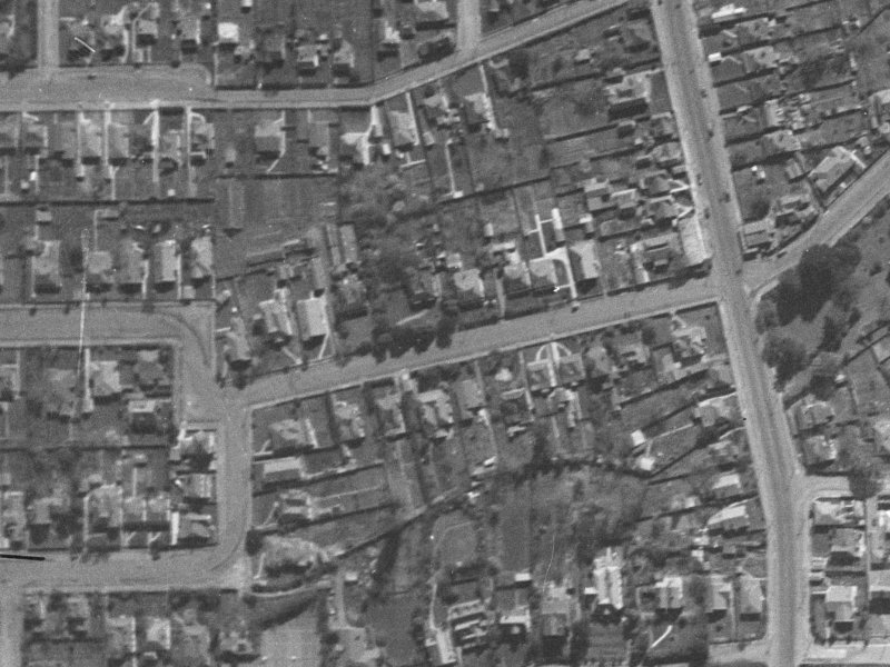 18 Draper Street from the air, 1940-1944