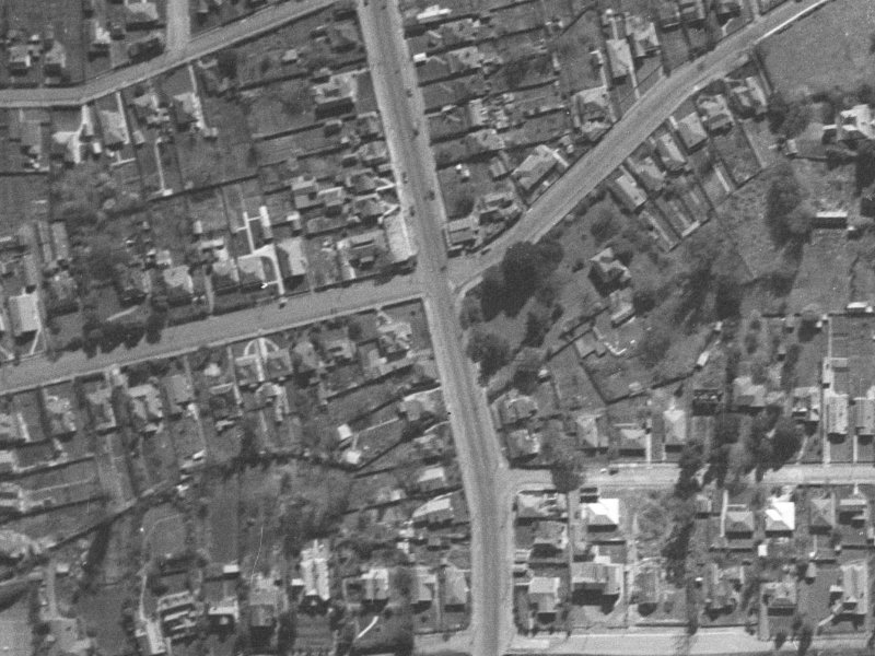 221 Stanmore Road from the air, 1940-1944