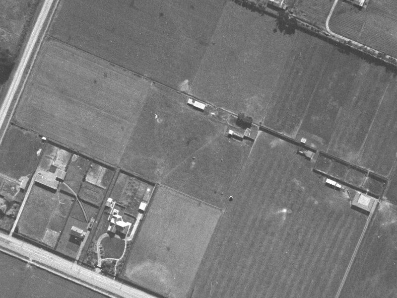 8 Broadfell Avenue from the air, 1940-1944