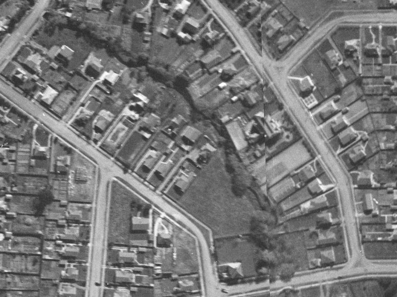 33A Totara Street from the air, 1940-1944