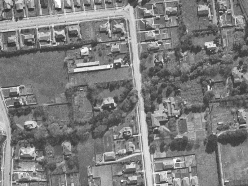 75 Harakeke Street from the air, 1940-1944