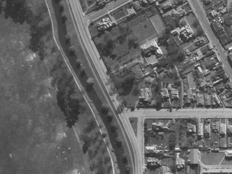 90 Park Terrace from the air, 1940-1944