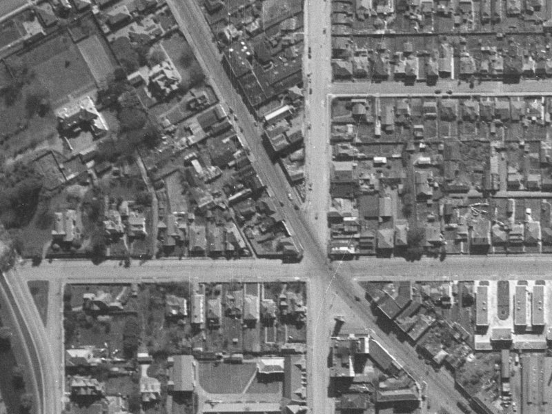 109 Victoria Street from the air, 1940-1944