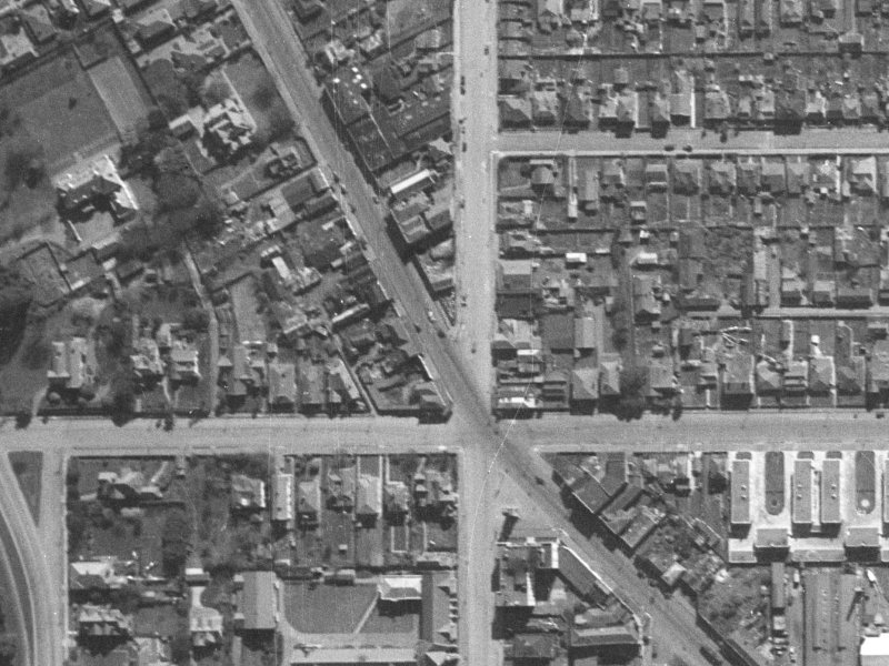 88 Victoria Street from the air, 1940-1944