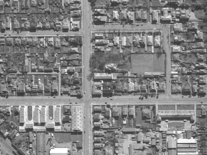 360 Durham St North from the air, 1940-1944