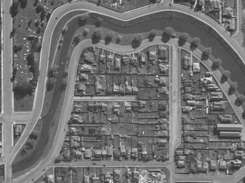 15 Willow Street from the air, 1940-1944