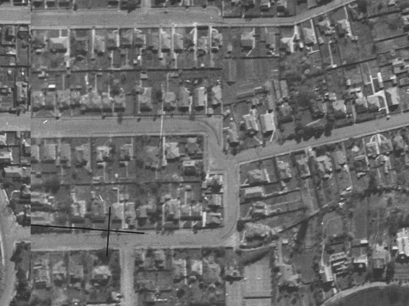 48 Heywood Terrace from the air, 1940-1944