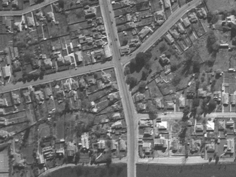 219 Stanmore Road from the air, 1940-1944