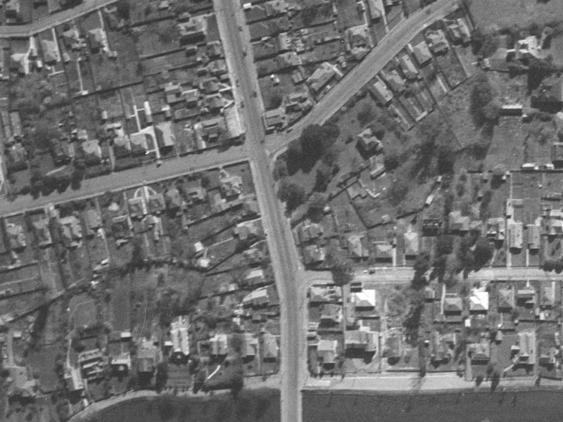 216 Stanmore Road from the air, 1940-1944