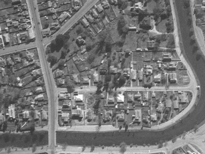 Glade Avenue from the air, 1940-1944
