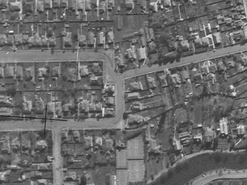 50 Harvey Terrace from the air, 1940-1944