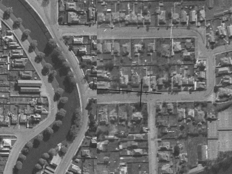 6 Harvey Terrace from the air, 1940-1944