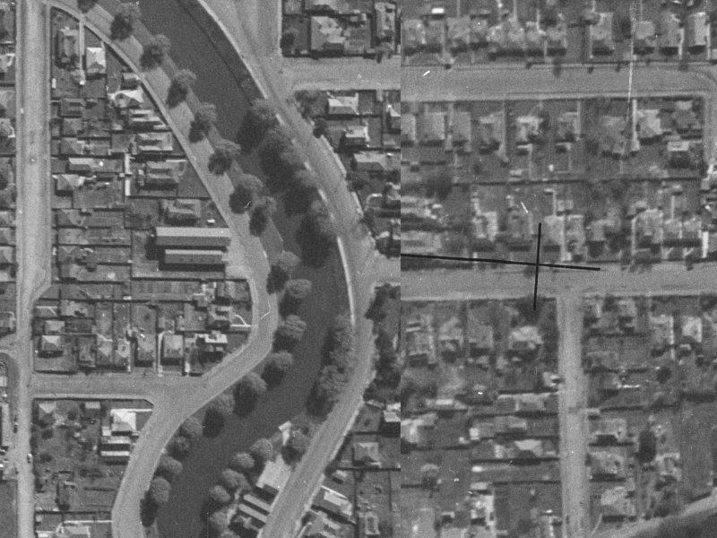 252 Fitzgerald Avenue from the air, 1940-1944