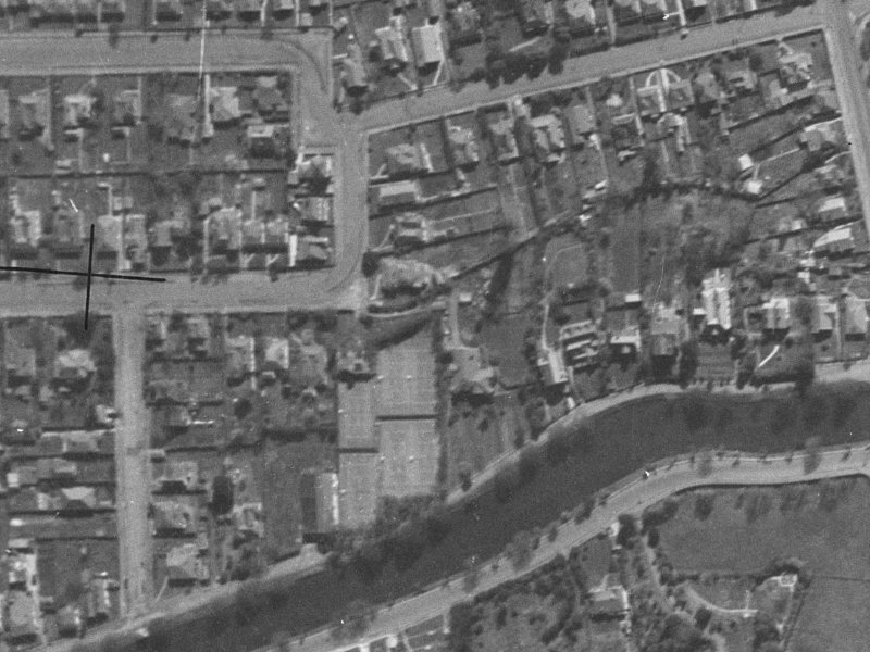 40 Harvey Terrace from the air, 1940-1944