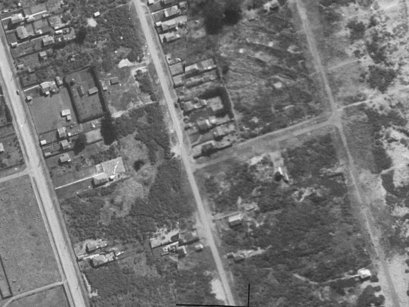 145 Pine Avenue from the air, 1940-1944