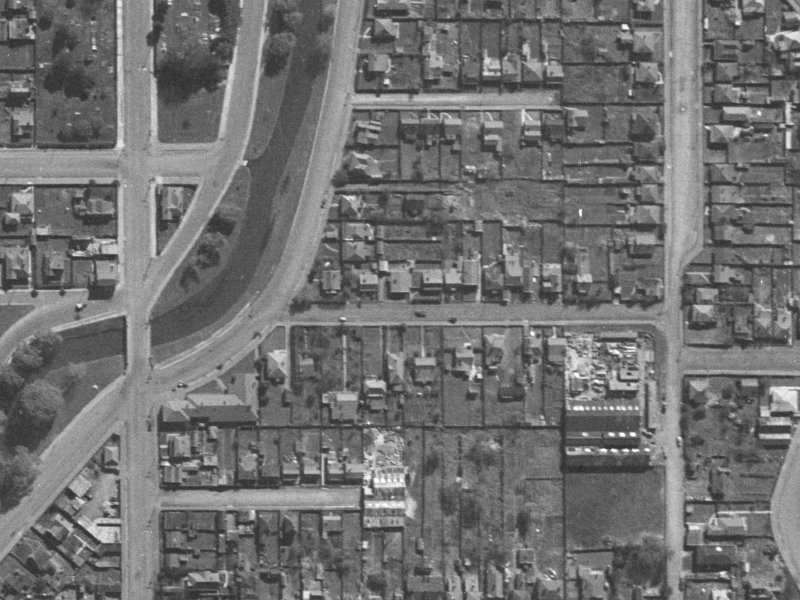 5 Hurley Street from the air, 1940-1944