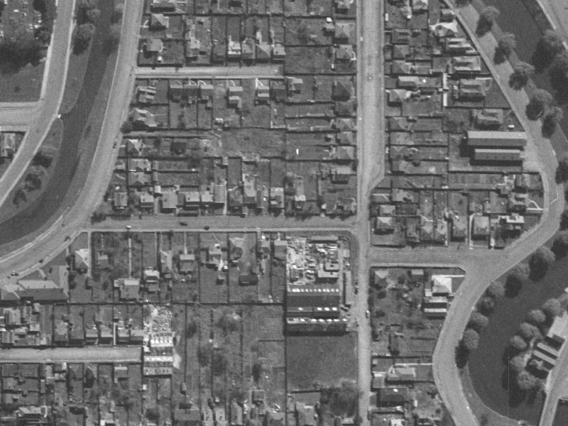 25 Hurley Street from the air, 1940-1944