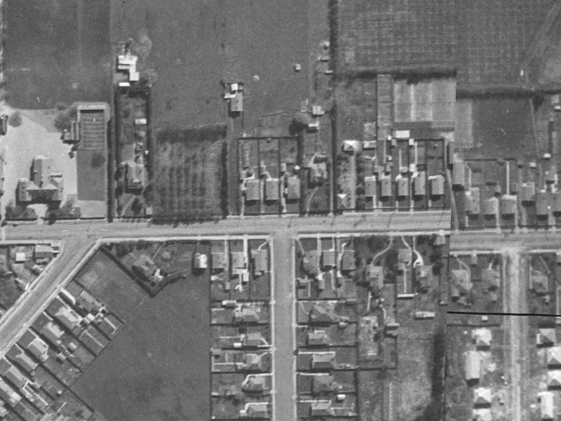 261A Woodham Road from the air, 1940-1944