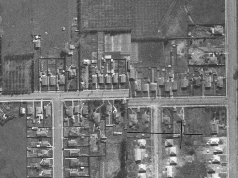 281 Woodham Road from the air, 1940-1944